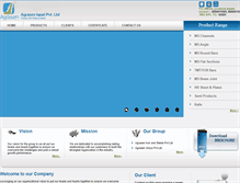 Tablet Screenshot of agrasenispat.com
